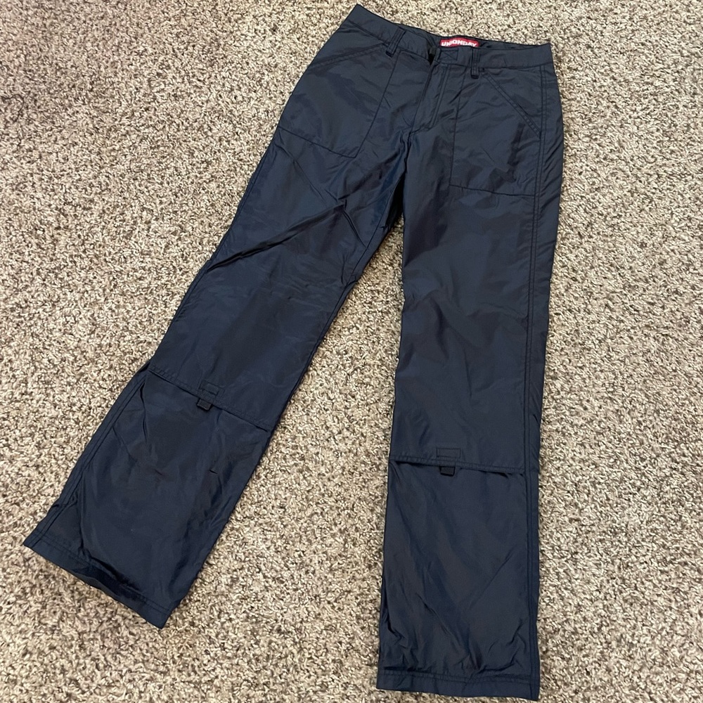 Black nylon pants. SIZE small